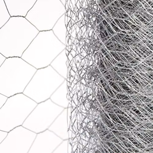 Actiasgear Galvanised Steel Chicken Wire Mesh Fencing in Silver, Width: 90 cm – 2