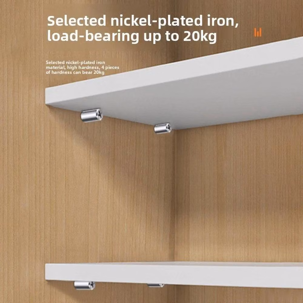 FLAVORA 50-Piece Silver Steel Self-Tapping Cabinet and Laminate Support Screws – 4