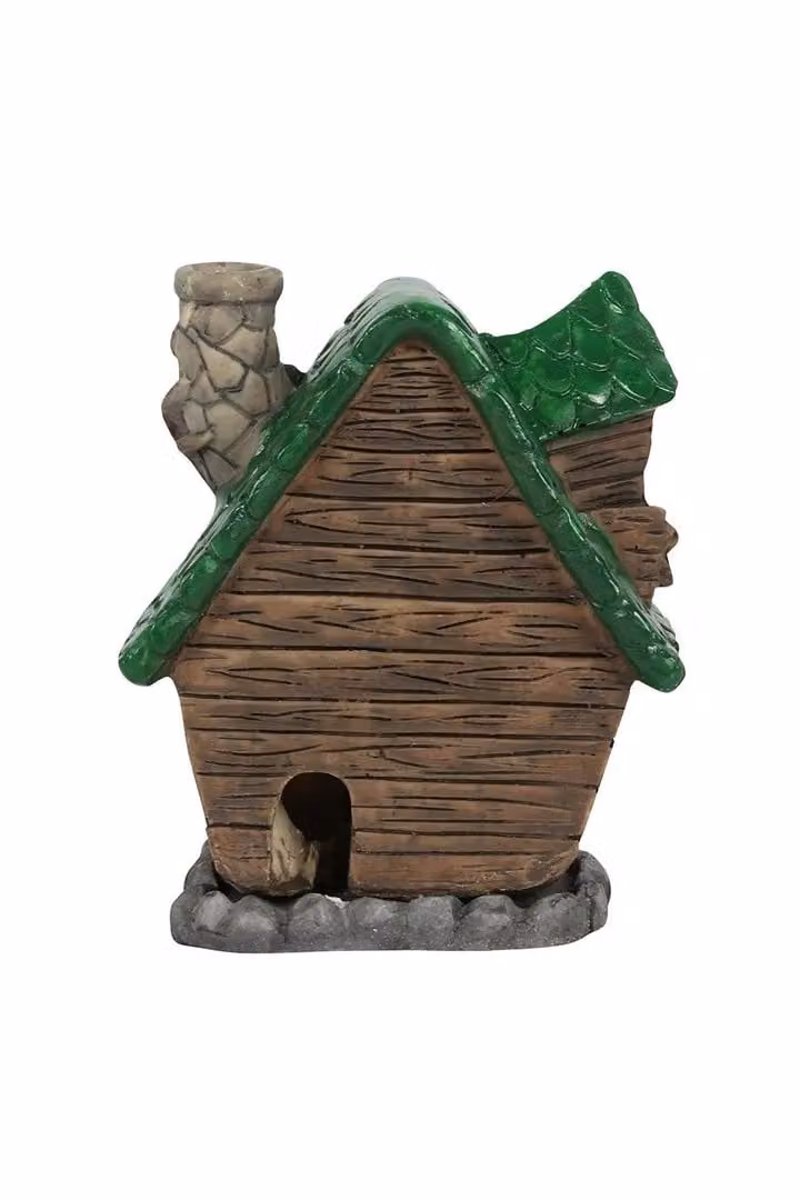 KDMD Woody Lodge Ceramic Incense Cone Burner in Brown – 2