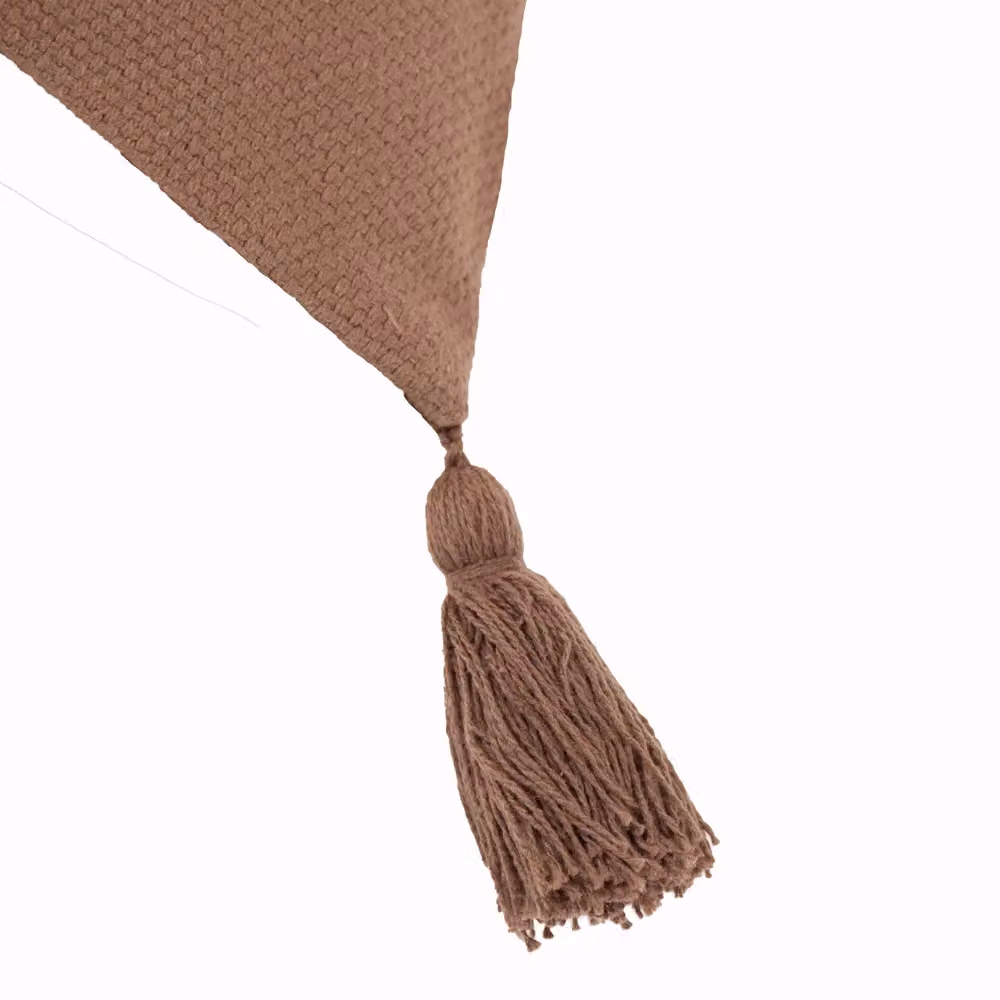 Riva Home Brown Cotton Rectangular Cushion with Graphic Nature Design, W: 50 cm, H: 30 cm – 3
