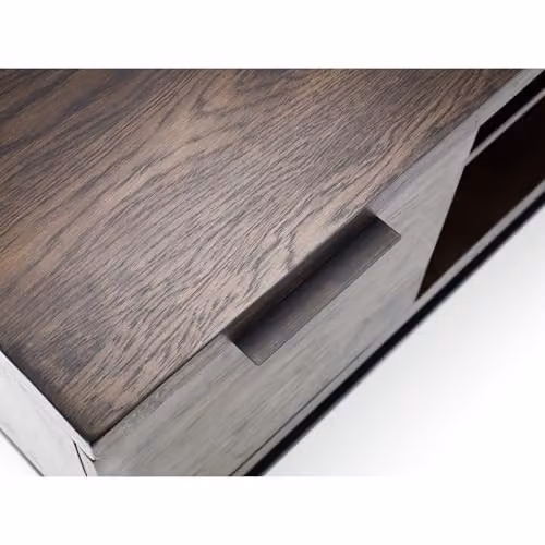 Julian Bowen Brooklyn Industrial Wood and Metal TV Unit in Brown, W135 x D50 x H45 cm – 5