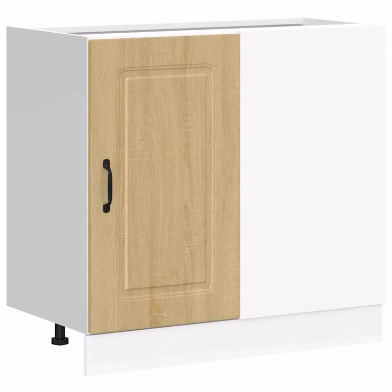 Berkfield Home Kalmar Kitchen Base Cabinet in Sonoma Oak Brown Engineered Wood