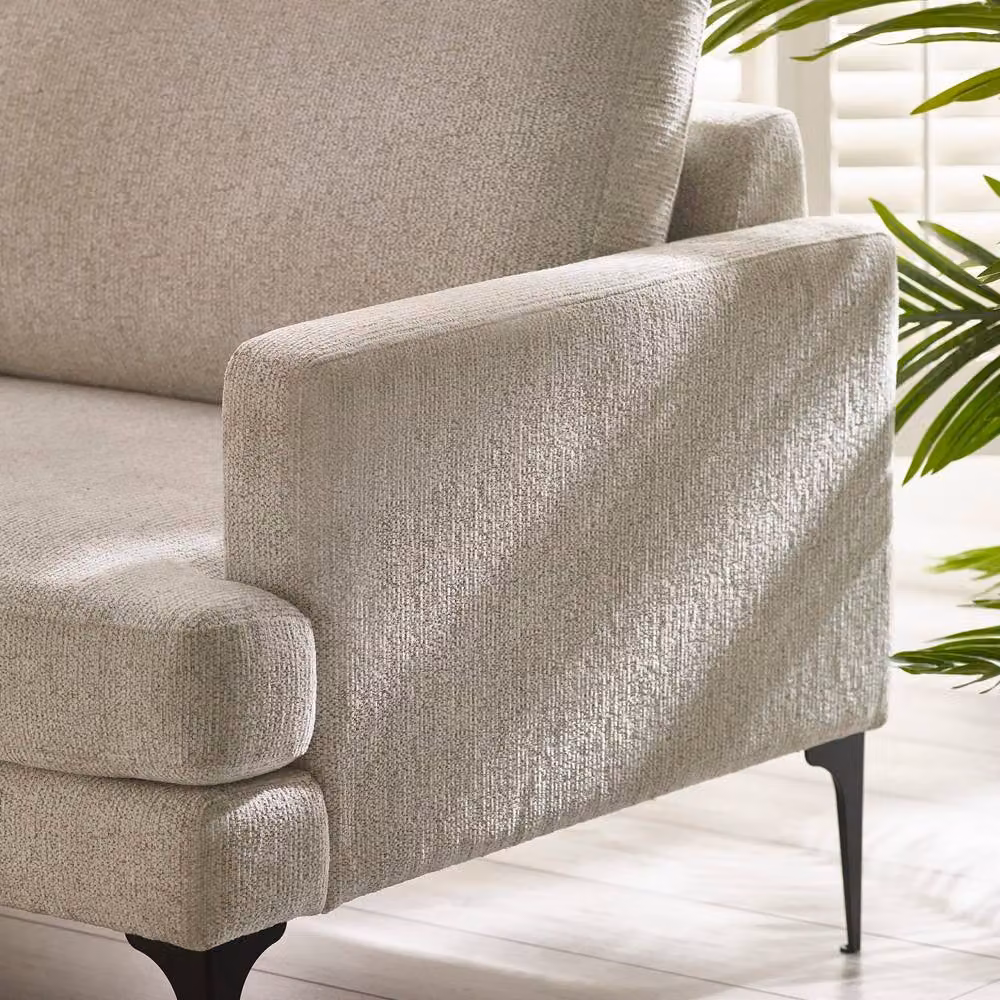 Cheshire Carrera Oyster Cream Chenille 2 Seater Sofa in Beige – 3