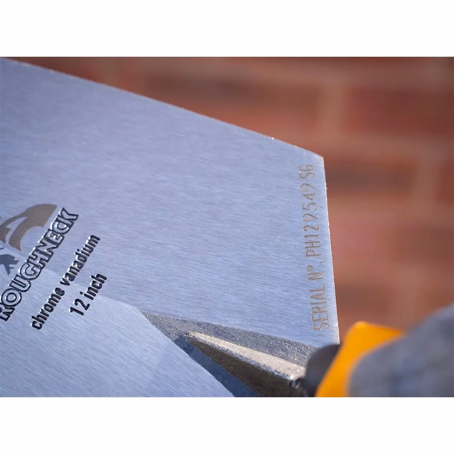 Roughneck Philadelphia Pattern Steel Brick Trowel in Silver and Multicolour – 3