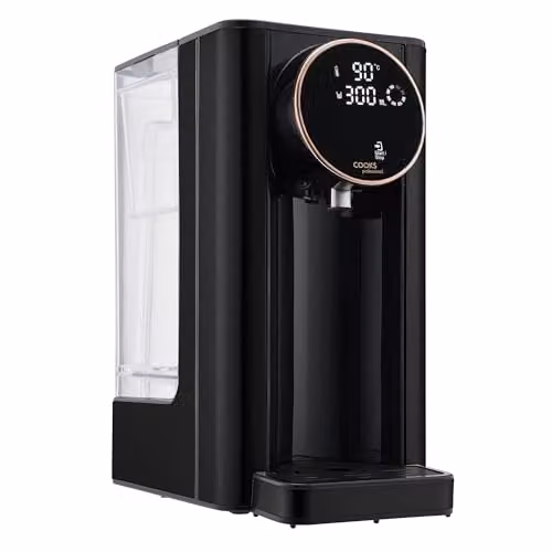 Cooks Professional Digital Hot Water Dispenser 2600W with 2.7L Tank in Black and Rose Gold – 1