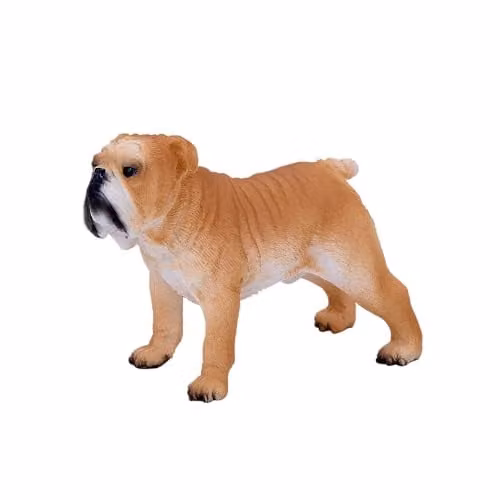 MOJO Brown English Bulldog Collectable Animal Toy Figure
