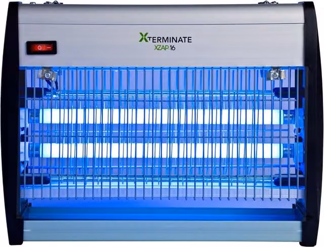 Xterminate 16W Electric Fly Killer Zapper in Silver