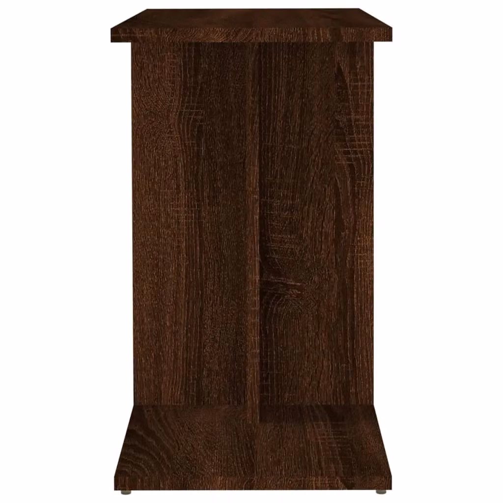 Berkfield Home Modern Side Table in Brown Oak, W/D/H: 50 x 30 x 50 cm – 5