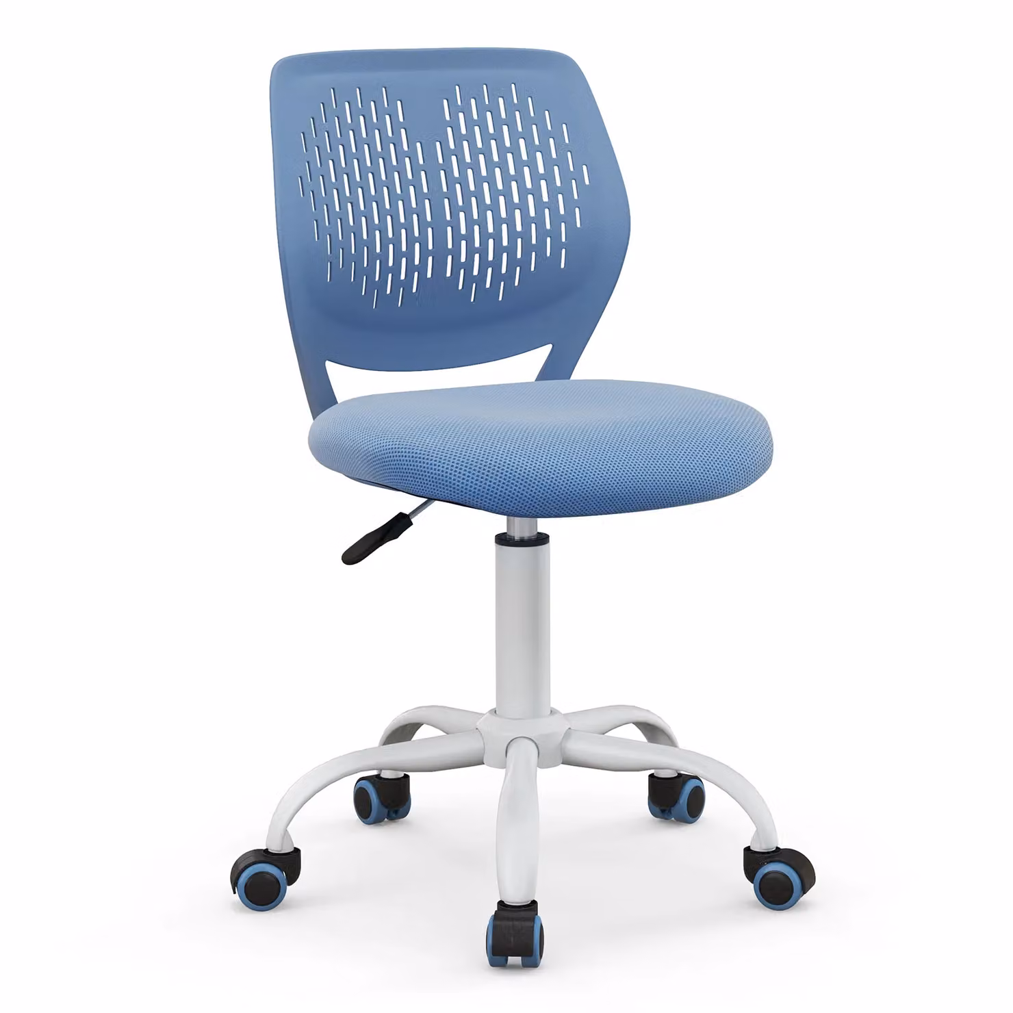 Costway Ergonomic Blue Swivel Task Chair for Children and Home Office – 2