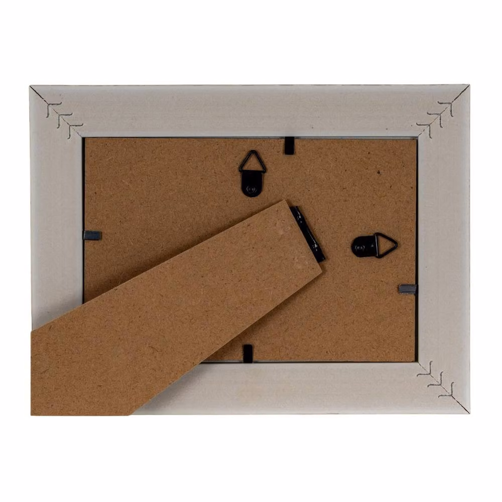 Hill Interiors Kust Single Rectangular Wood Photo Frame in Sand – 2