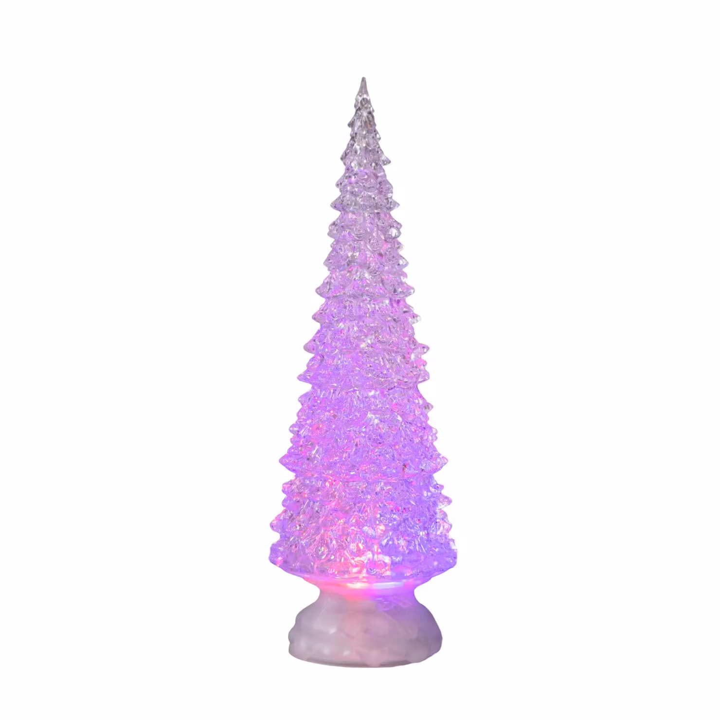 Samuel Alexander 30cm Dual Powered Light Up Christmas Tree Water Spinner with Colour Changing LEDs – 4