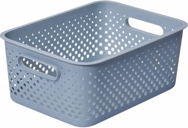SmartStore Essence Large Sea Salt Storage Tray Basket in Blue, 11.4 l