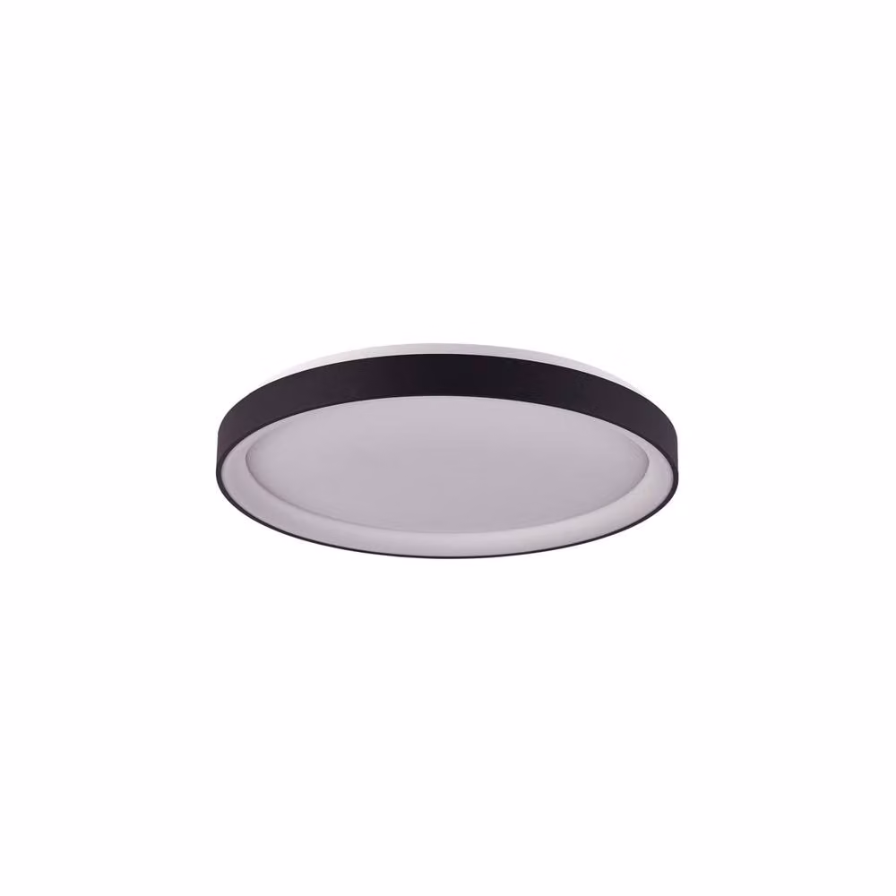Netlighting Vico LED Semi Flush Ceiling Light, Black, Diameter: 48 cm – 2
