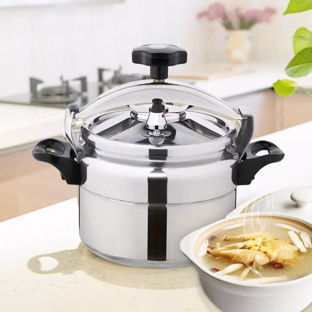 PAWNORA Silver Aluminium Uncoated Pressure Cooker, 7 l – 4