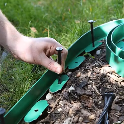 Harbour Housewares 40m Flexible Plastic Lawn Edging in Green – 4