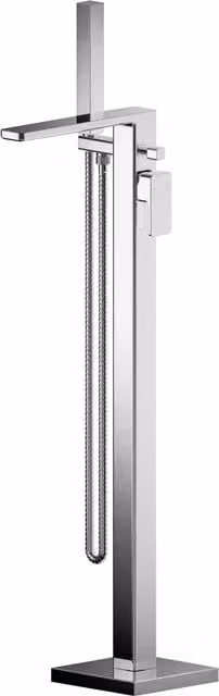 Balterley Freestanding Square Bath Shower Mixer Tap in Chrome Silver – 1