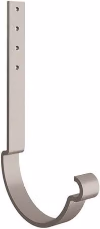 Lindab Anthracite Grey Steel Half Round Gutter Rafter Angle Bracket 100mm