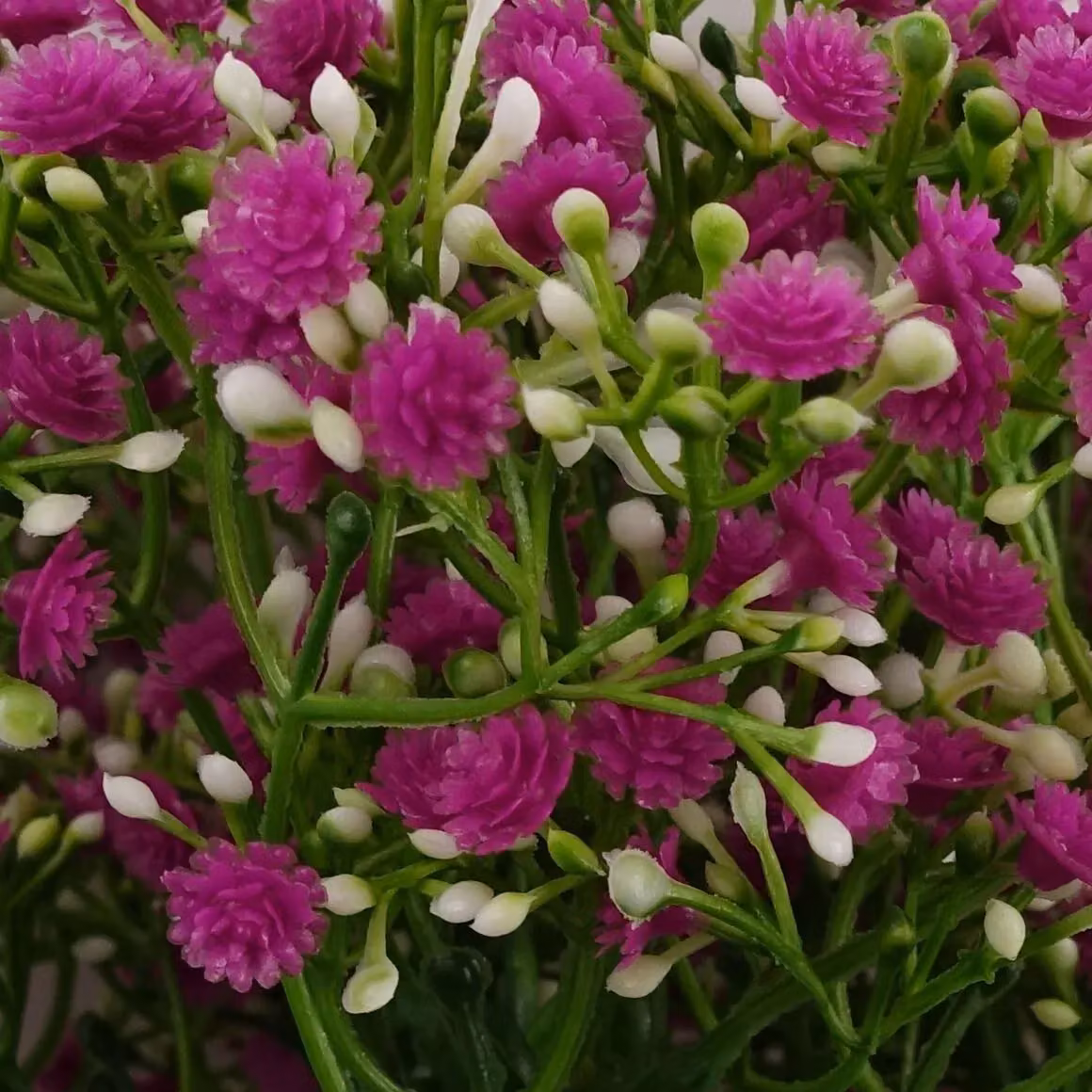 Leaf Pink Artificial Gypsophila Floral Stem, 55 cm – 3