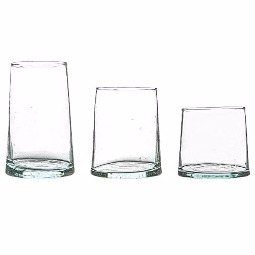 Nicola Spring Merzouga 18 Piece Transparent Glass Tumbler Set