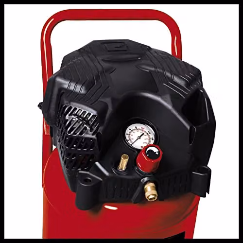 Einhell TC-AC 240/50/10 OF Red Oil-Free Air Compressor with 50L Tank, 1500W Motor and 10 Bar Pressure – 3