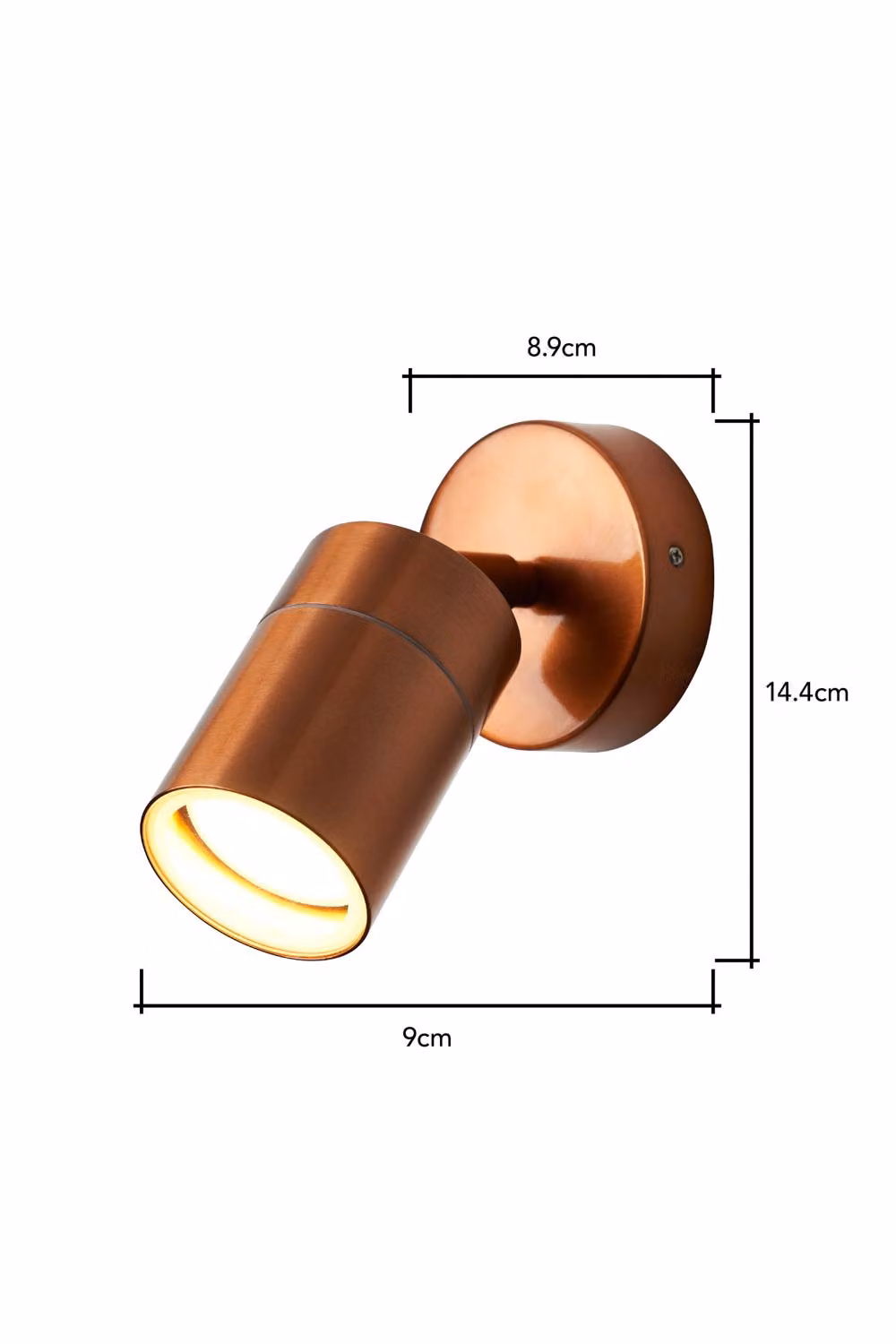 BHS Lighting Jared Copper Outdoor Wall Light – 3
