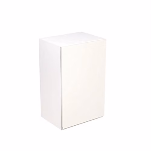 Kitchen Kit White Matt Bridging Wall Cabinet with J-Pull Soft Close Doors, W: 45.0 cm, H: 72.0 cm, D: 33.0 cm