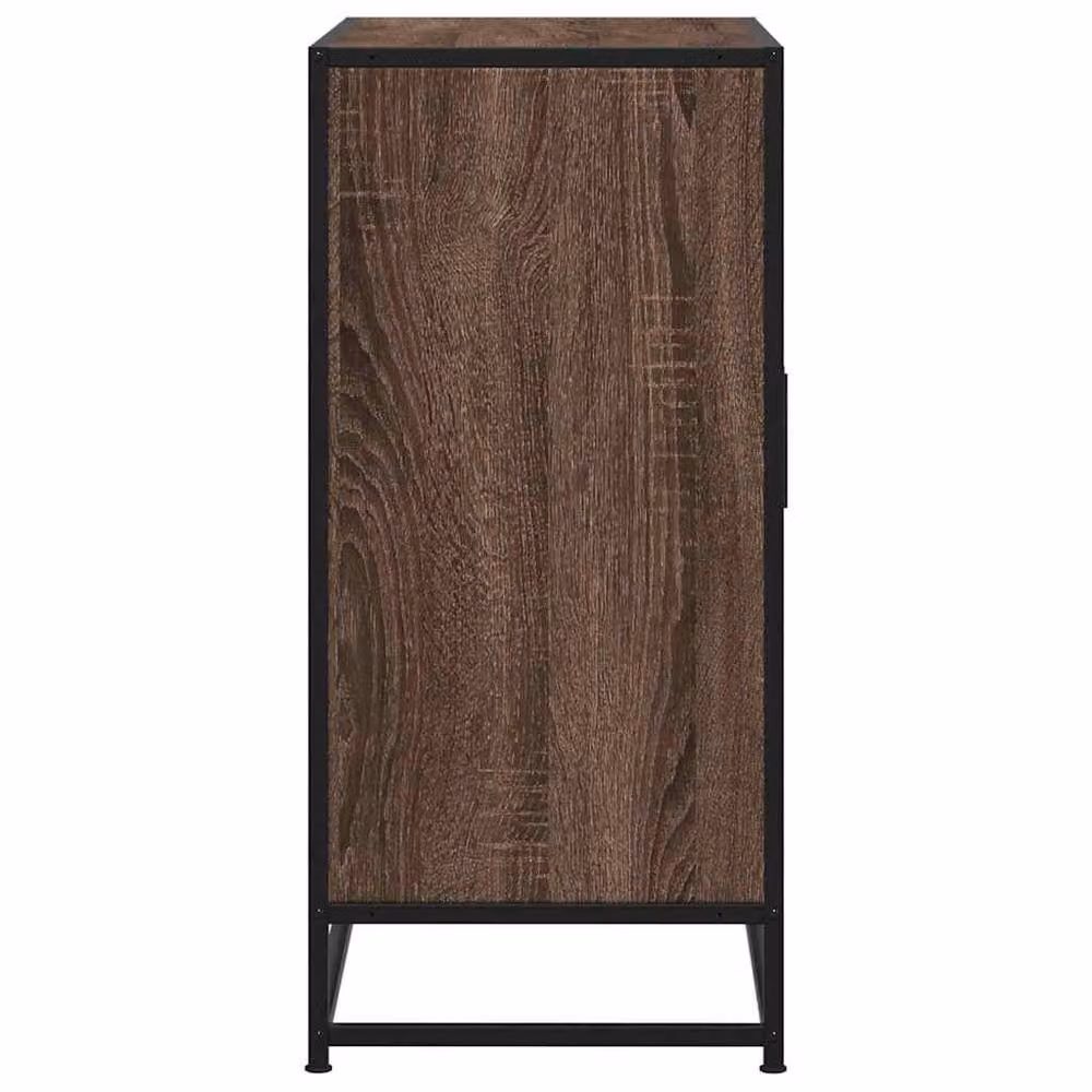 Berkfield Home Industrial Sideboard in Brown Oak, W/D/H: 68 x 35 x 76 cm – 4
