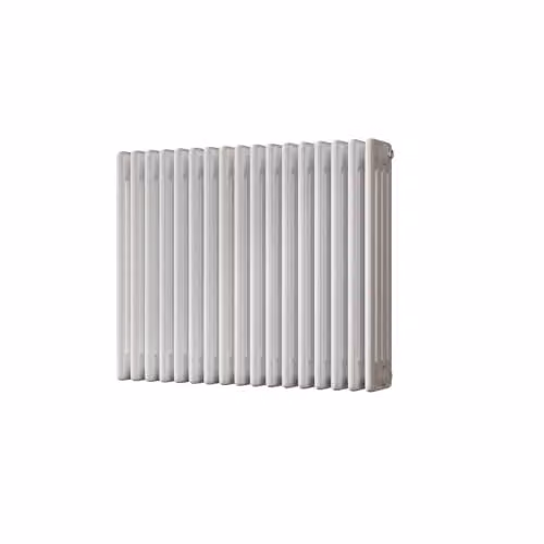 UK Radiators Alpha White 4 Column Traditional Cast-Iron Style Steel Radiator, W: 76.8 cm, H: 60 cm – 2