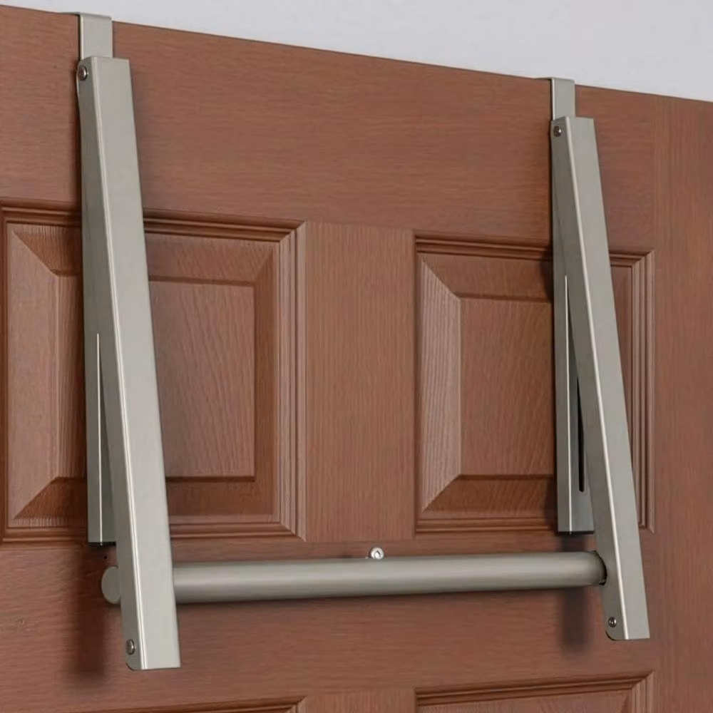SPETLEK Foldable Over The Door Hanging Drying Rack in Grey – 2