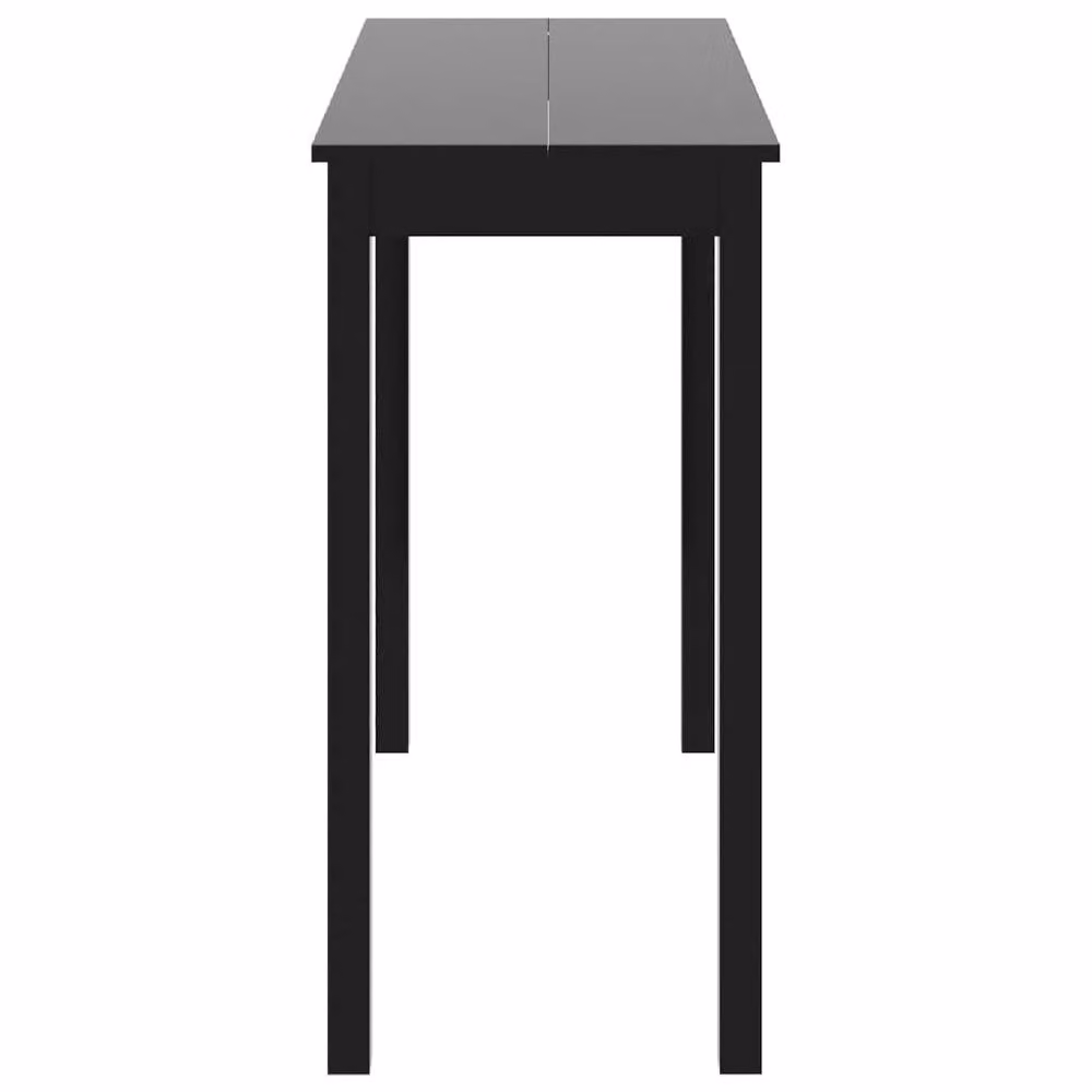 Berkfield Home Modern Black MDF Bar Table, W/D/H: 115 x 55 x 107 cm – 3