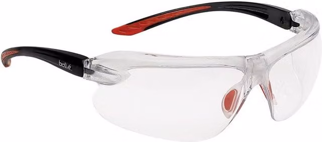 Bolle Safety Iri-s Platinum Safety Glasses in Clear and Transparent Plastic