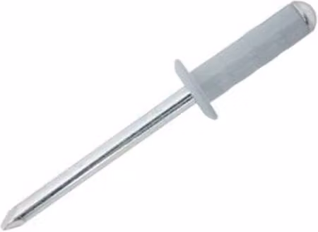 JRP Riveting Products Aluminium and Steel Dome Head Multigrip Rivets, Grey/Silver, 4.8 x 15 mm