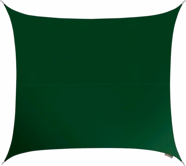 Kookaburra Square Water Resistant Sun Shade Sail, Green, W/D: 200 x 200 cm