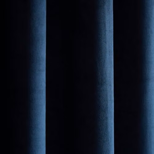 Catherine Lansfield Super Thermal Blackout Matt Velour Eyelet Curtains in Navy Blue, Width: 229 cm, Drop: 229 cm – 4