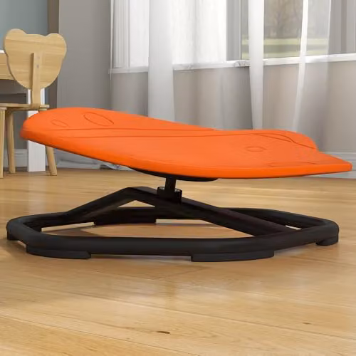 AIYAPLAY Sensory Spinning Chair for Kids, Planet-Shaped, Orange – 6