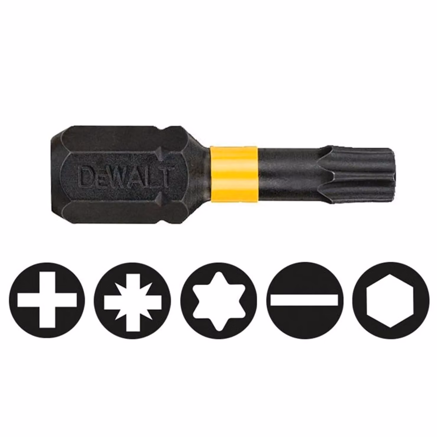 DeWalt Torx Impact Torsion Screwdriver Bits, Multicolour – 2