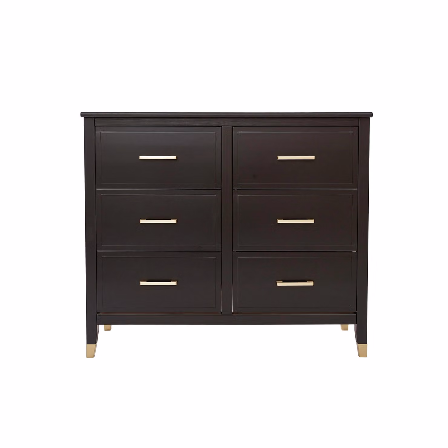 Cabinet Bits Palazzi 6 Drawer Chest of Drawers in Matt Black Metal – 2