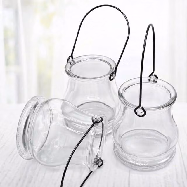volila 12 Pack Clear Tealight Holders for Home Table Decoration