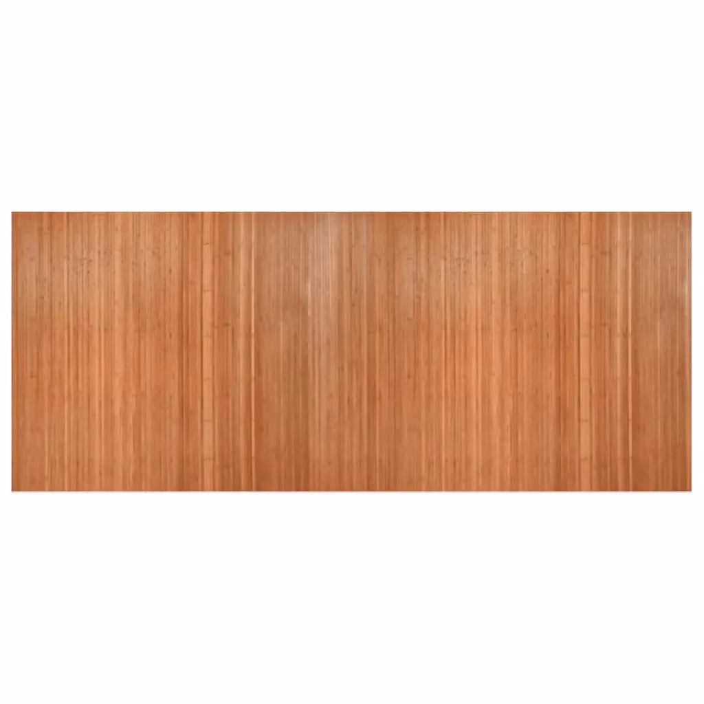 Berkfield Home Brown Bamboo Striped Room Divider, H 165 cm x W 400 cm x D 40 cm – 2