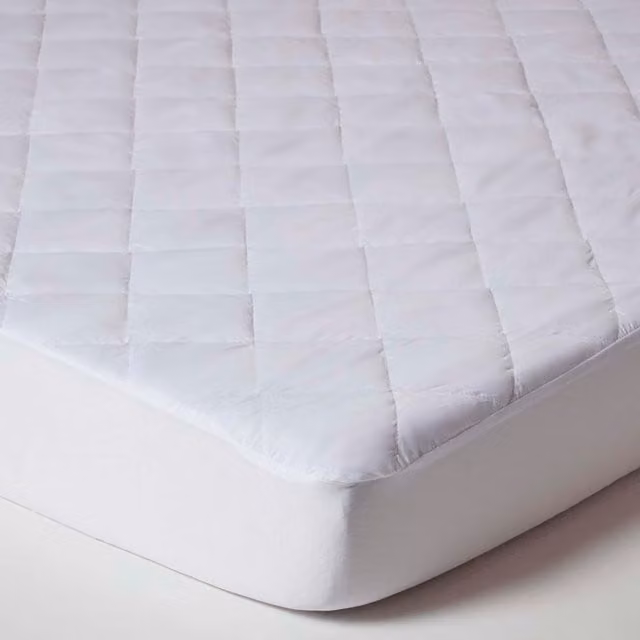 Homescapes Anti Allergy Mattress Protector, White, W/D/H: 90 x 200 cm