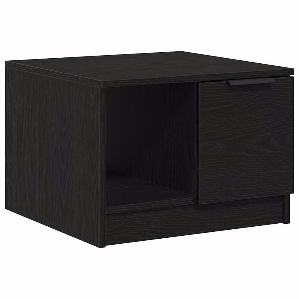 Berkfield Home Modern Black Oak Coffee Table, W/D/H: 50 x 50 x 36 cm – 3