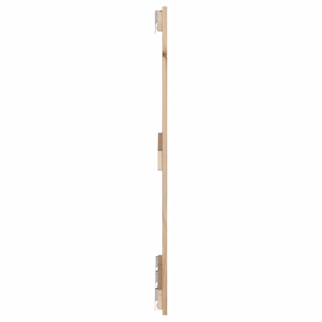 Berkfield Home Rustic Solid Wood Pine Wall Mount Headboard in Brown, W/D/H: 185 x 3 x 90 cm – 2