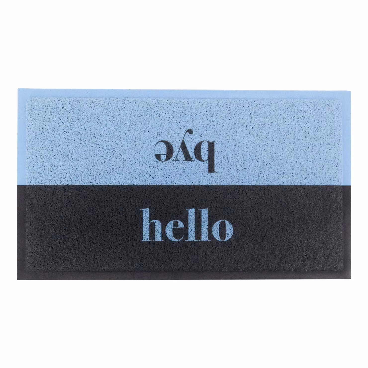Artsy Mats Blue Hello Bye Doormat, W: 70 cm, D: 40 cm – 3