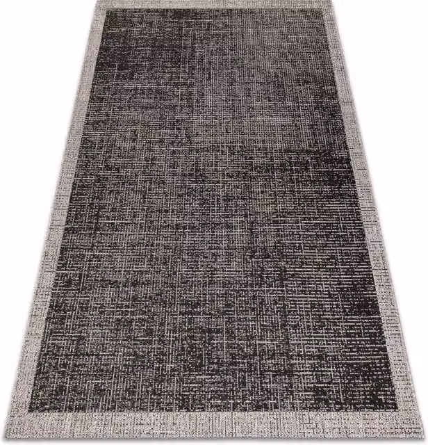 RugsX Floorlux Abstract Modern Grey Rectangular Rug, W: 140 cm, D: 200 cm – 1