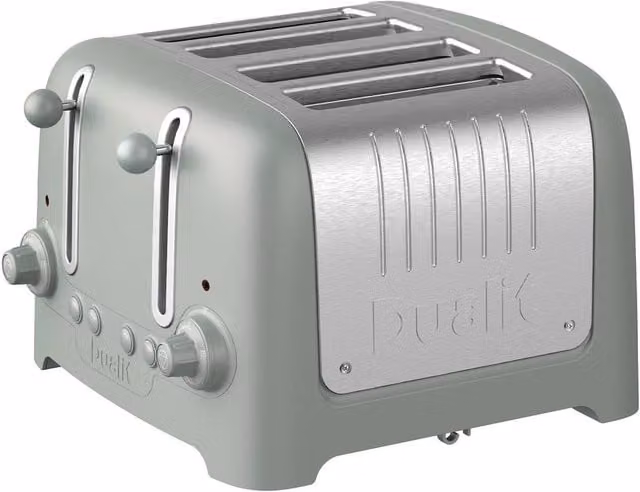 Dualit 4 Slot Lite Metal Toaster in Green – 1