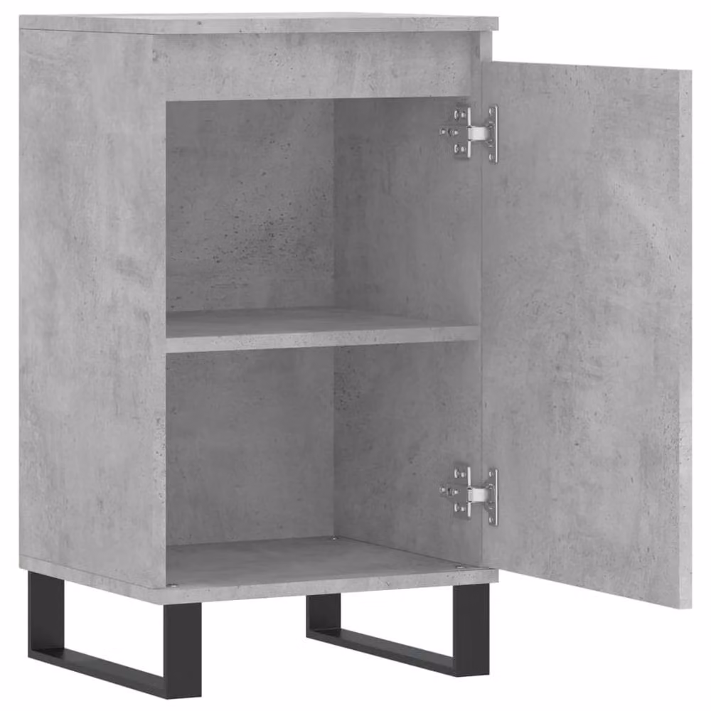 Berkfield Home Industrial Sideboard in Concrete Grey, W/D/H: 40 x 35 x 70 cm – 2
