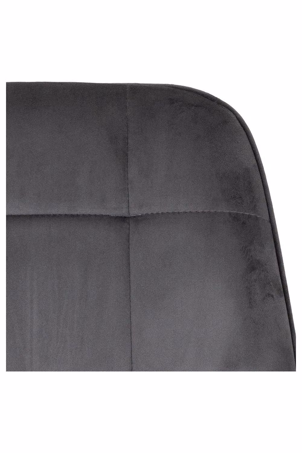 Seconique Lukas Set of 2 Grey Velvet Dining Chairs with Cantilever Metal Base – 9