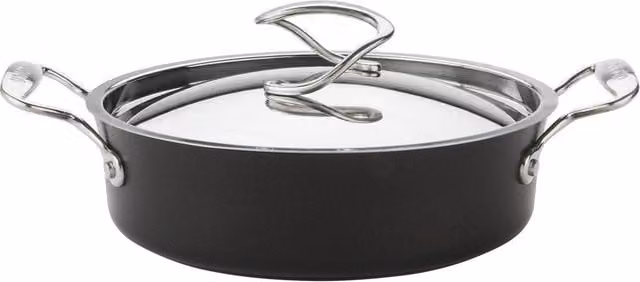 Circulon Style Sauté Non Stick Frying Pan, Black, Diameter: 24 cm
