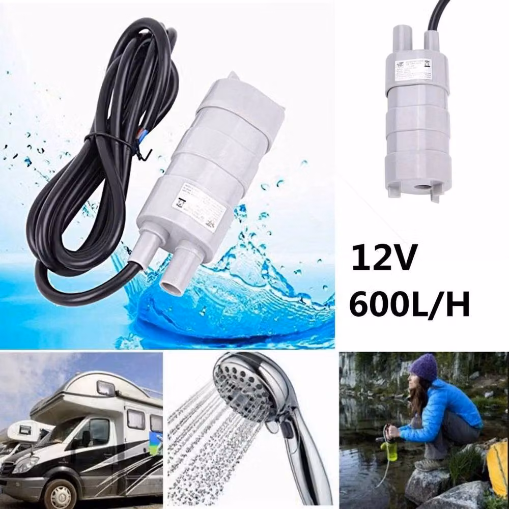 SPETLEK 12V Submersible Water Pump for Caravans and Campers, Grey – 2