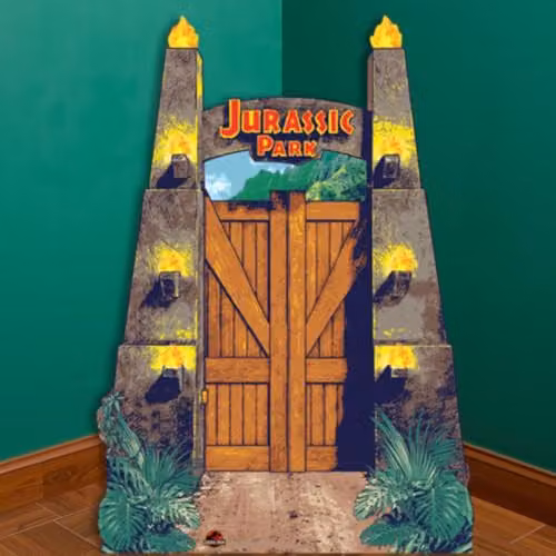 Star Cutouts SC4079 Jurassic Park Entrance Sign Multicolour Cardboard Cutout Party Decoration – 2